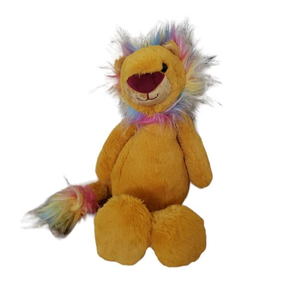 FAO Schwarz Lion Sparkle Dreamies Plush Soft Toy 18” 2021 Stuffed Animal Yellow - Picture 1 of 6